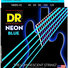 DR Bass Neon Blue NBB5-45 Medium 5 String (45-125) 3