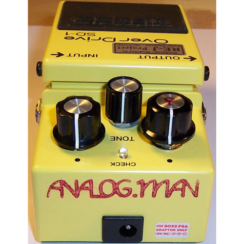 ANALOG.MAN SilverMod Push-Pull BOSS SD-1 ANALOG. MAN.BOSS SUPER