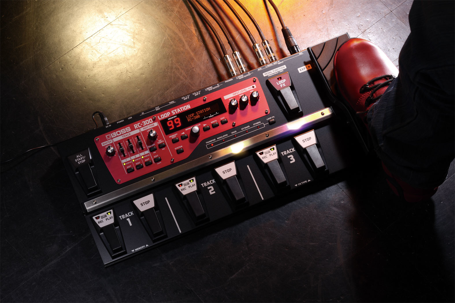 BOSS RC-300 ルーパー loop station Boss RC-300 Loop Station лупер для гитары купить в Москве в