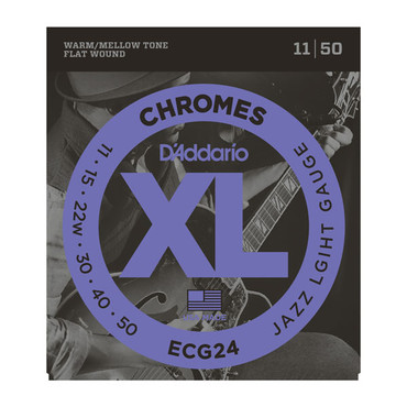 D'Addario ECG24 Chromes Jazz Light (11-50) image