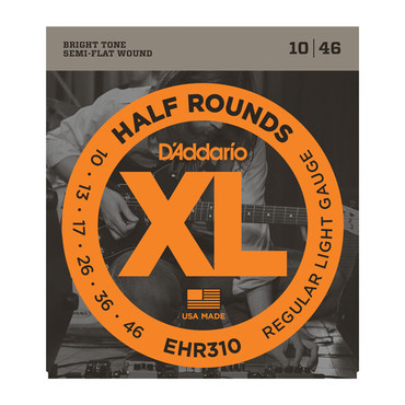 D'Addario EHR310 Half Rounds Regular Light (10-46) image