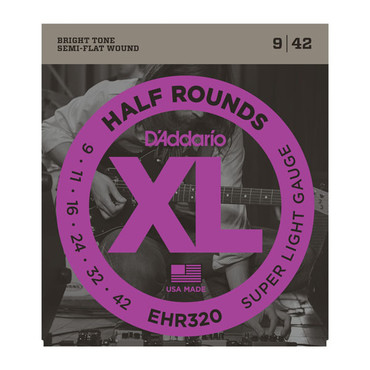 D'Addario EHR320 Half Rounds Super Light (9-42) image