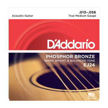 D'Addario EJ24 Phosphor Bronze True Medium (13-56) image