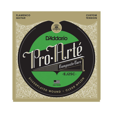 D'Addario EJ25C Pro-Arte Clear Nylon Composite Flamenco image