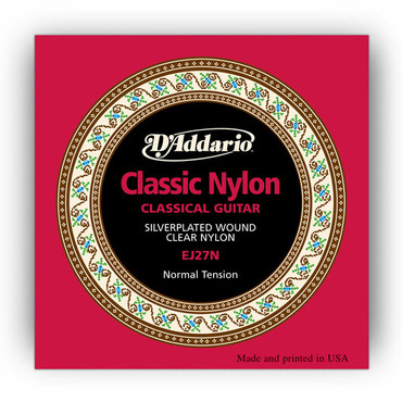 D'Addario EJ27N Classic 1/2 Student Nylon Fractional Normal Tension image