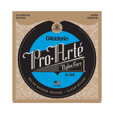D'Addario EJ48 Pro-Arte 80/20 Bronze Nylon Hard Tension image
