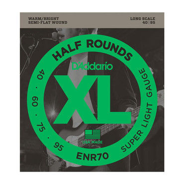 D'Addario ENR70 Bass Half Rounds Super (40-95) image