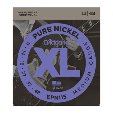 D'Addario EPN115 Pure Nickel Blues Jazz Rock (11-48) image