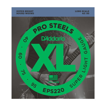 D'Addario EPS220 Bass ProSteels Super Light Long Scale (40-95) image