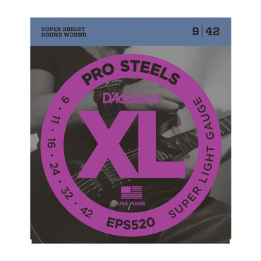 D'Addario EPS520 ProSteels Super Light (9-42) image