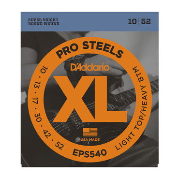 D'Addario EPS540 ProSteels Light Top Heavy Bottom (10-52) image
