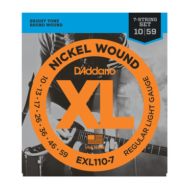 D'Addario EXL110-7 Nickel Wound 7-String Regular Light (10-59) image