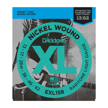 D'Addario EXL158 Nickel Wound Baritone Light (13-62) image