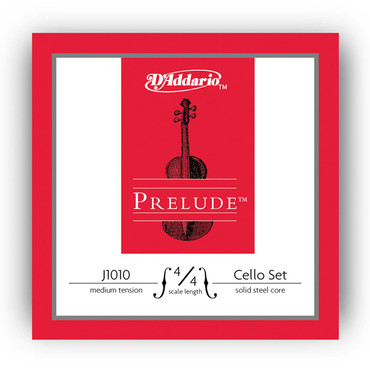 D'Addario J1010 4/4M Prelude Cello 4/4 Medium Tension image