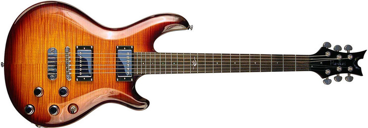 Dean Hardtail Select TBZ Trans Brazillia Burst image