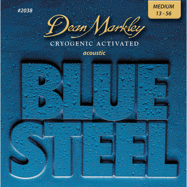 Dean Markley Acoustic Blue Steel 2038 MED (13-58) image