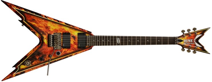 Dean Dimebag Razorback V 25.5 Explosion image