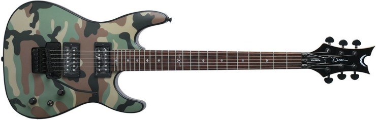 Dean Vendetta 2.0 Floyd Camo Jungle Camo электрогитара купить в