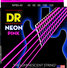 DR Bass Neon Pink NPB5-45 Medium 5 String (45-125) 1