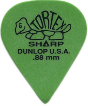 Dunlop 412P088 Tortex Sharp Green 12 Pack image