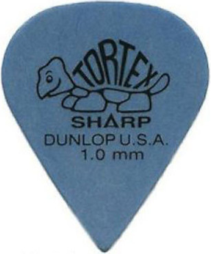 Dunlop 412R100 Tortex Sharp Blue 72 Pack image