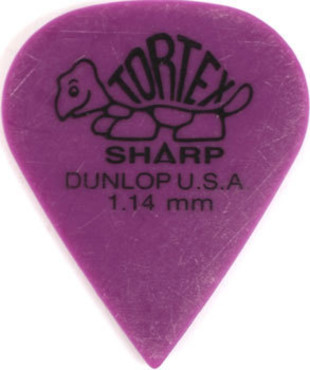 Dunlop 412R114 Tortex Sharp Purple 72 Pack image