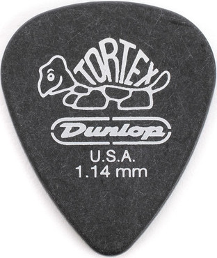 Dunlop 488R114 Tortex Pitch Black 72 Pack image