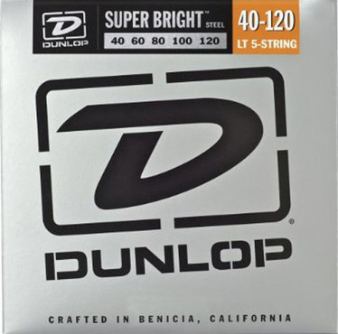 Dunlop DBSBN40120 Super Bright Nickel Wound Light 5-String (40-120) image