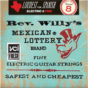 Dunlop RWN0840 Billy Gibbons Rev Willy Light (8-40) image
