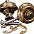 Dunlop SLS1032BR Straplok Dual Design Brass 2