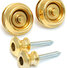 Dunlop SLS1034G Straplok Dual Design Gold Flash 3