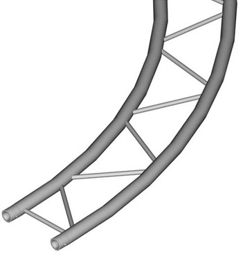 Duratruss DT 32H Circle 4m 4 parts horiz image