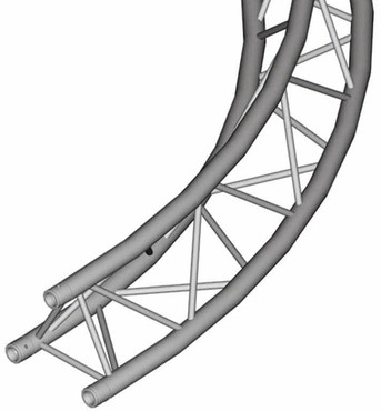 Duratruss DT 33 Circle Part 5m 45dgr image
