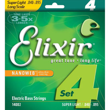 Elixir Nanoweb Bass 14002 4-String Super Light/Long Scale (40-95) image