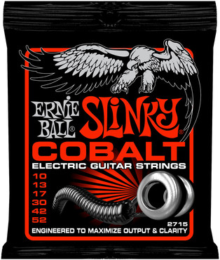 Ernie Ball 2715 Cobalt Skinny Top Heavy Bottom (10-52) image
