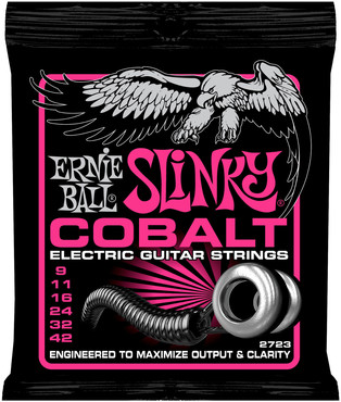 Ernie Ball 2723 Cobalt Super Slinky (9-42) image