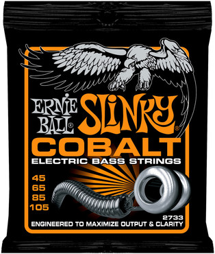 Ernie Ball 2733 Cobalt Bass Hybrid Slinky (45-105) image