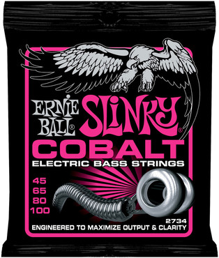 Ernie Ball 2734 Cobalt Bass Super Slinky (45-100) image