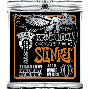 Ernie Ball 3115 Coated Titanium STHB Slinky (10-52) image