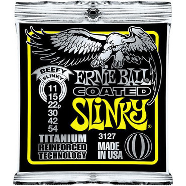 Ernie Ball 3127 Coated Titanium Beefy Slinky (11-54) image