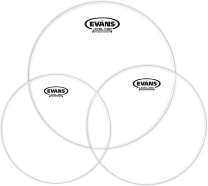 Evans G1 Clear Standard Tom Pack ETP-G1CLR-S image