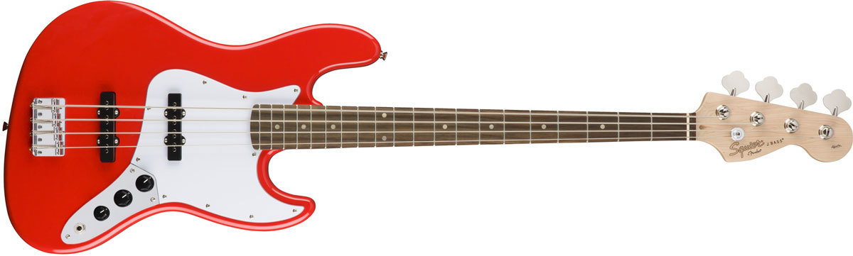 Fender Squier Affinity Jazz Bass Race Red бас-гитара купить в