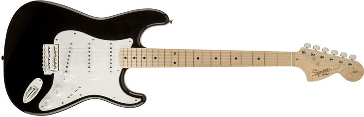 Fender Squier Affinity Stratocaster Maple Black image