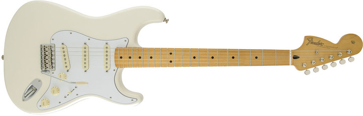 Fender Jimi Hendrix Stratocaster Maple Olympic White image