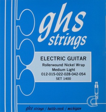 GHS Nickel Rockers Wound 3rd Medium Light 1400 (12-54) image