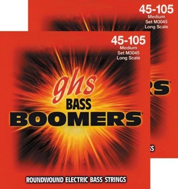 GHS Bass Boomers Medium M3045 PAK2 (45-105) image