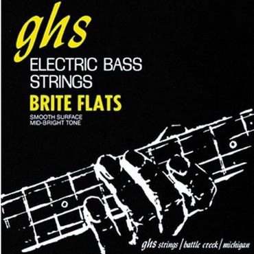 GHS Bass Brite Flats Medium Light ML3075 (52-103) image