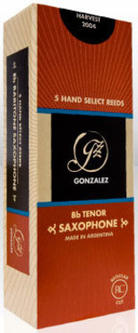 Gonzalez Reeds Tenor Saxophone Regular Cut 3 (5 Pack) image
