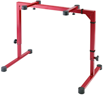 K&M 18810-015-91 Table-Style Keyboard Stand Omega Ruby Red image