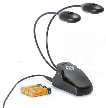 K&M 12270-000-55 Music Stand Light Twin Head image
